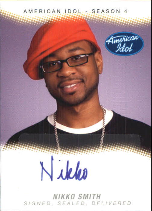 2005 Fleer American Idol Season Four Signed Sealed Delivered Autographs #SSDNS Nikko Smith
