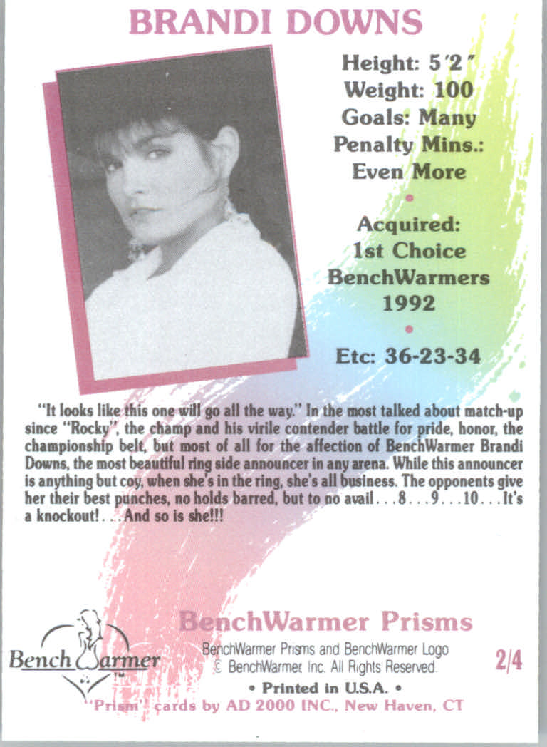 Bench Warmer (1992 Bench Warmer) "Insert and Promo" Cards - Picture 7 of 13