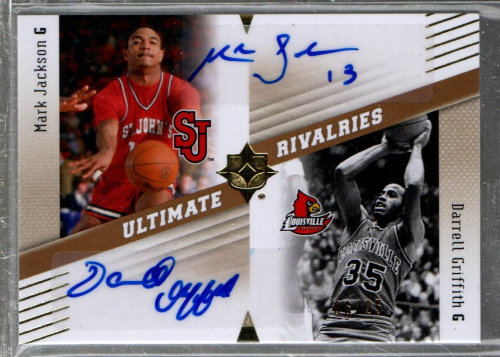 2010-11 Ultimate Collection Rivalries Signatures #RJG Mark Jackson/Darrell Griffith