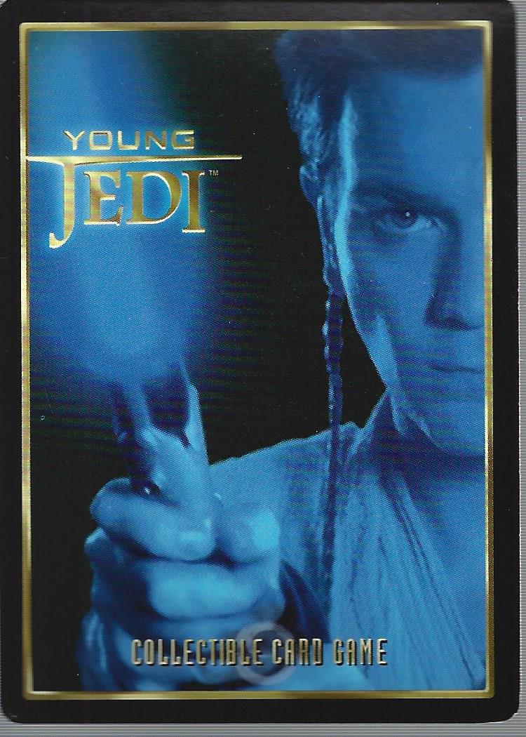 1999 Young Jedi Menace of Darth Maul Foil #F9 Republic Cruiser, Transport C back image