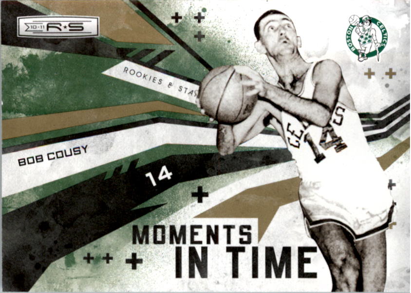 2010-11 Rookies and Stars Moments in Time Gold #1 Bob Cousy