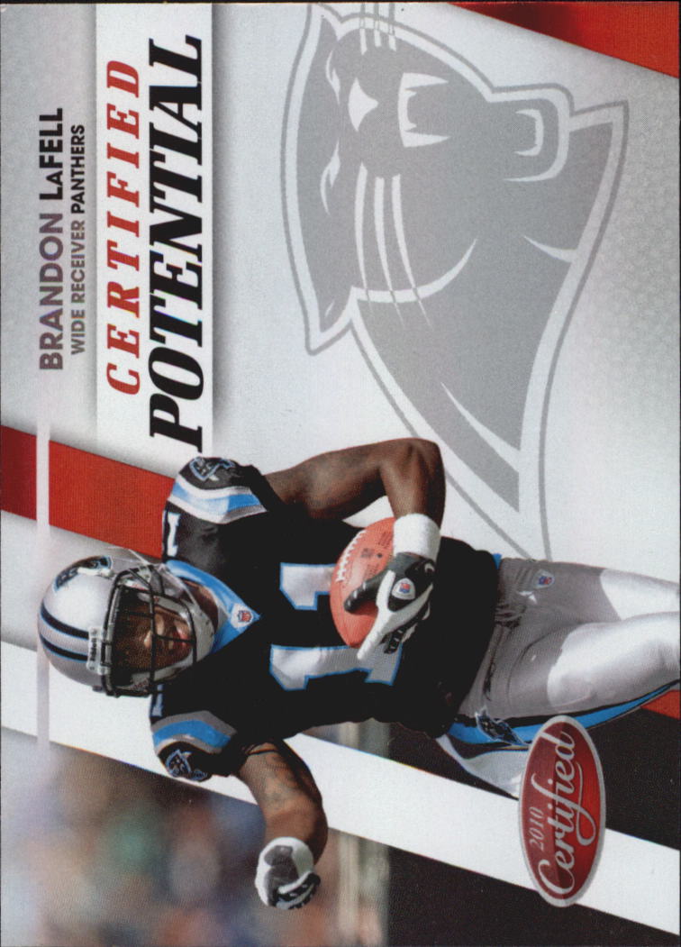 2010 Certified Certified Potential Red #9 Brandon LaFell