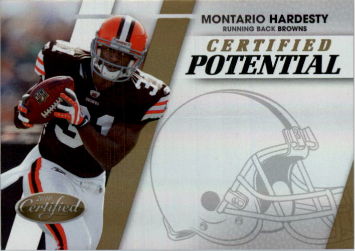 2010 Certified Certified Potential Gold #34 Montario Hardesty