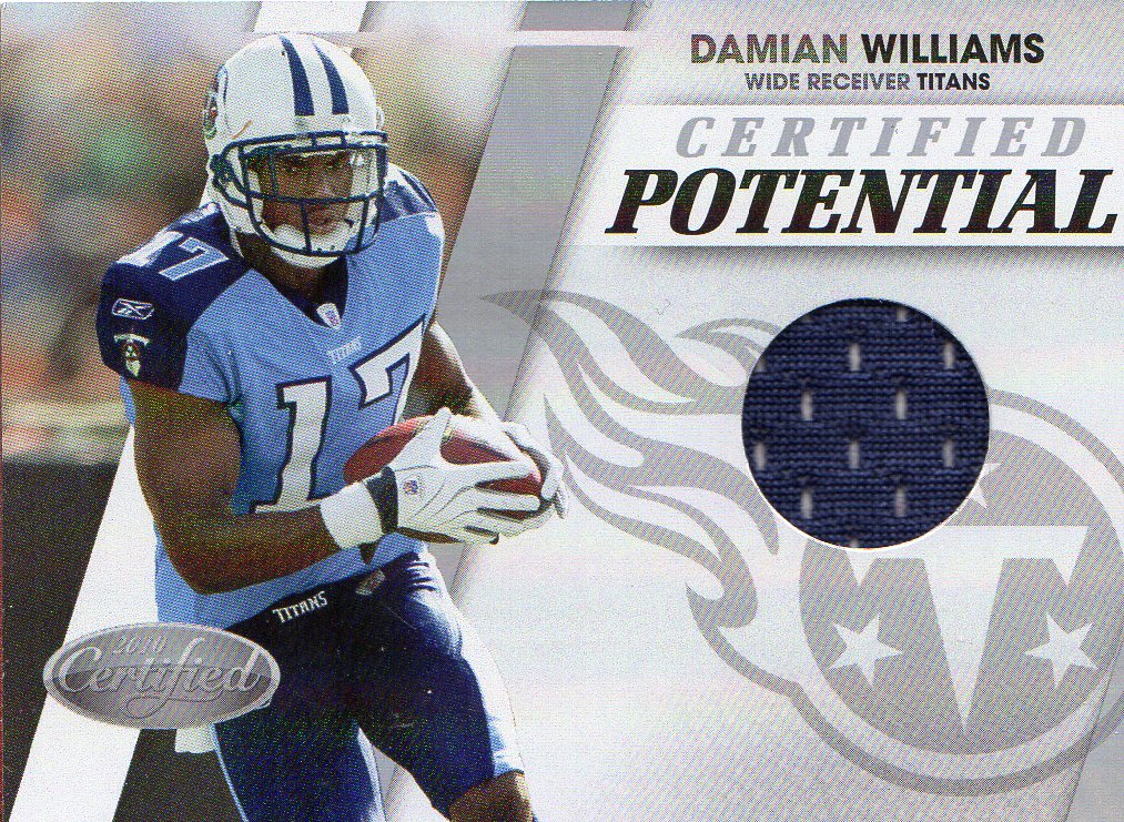 2010 Certified Certified Potential Materials #19 Damian Williams/250