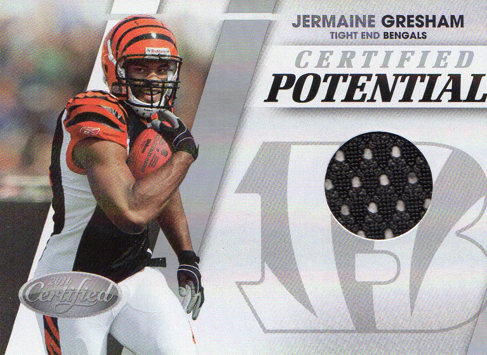 2010 Certified Certified Potential Materials #25 Jermaine Gresham/250