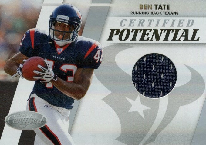 2010 Certified Certified Potential Materials #35 Ben Tate/250