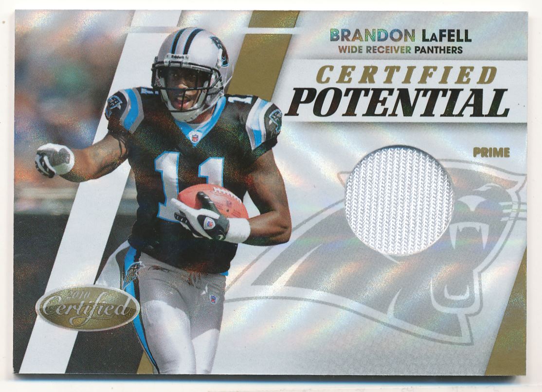 2010 Certified Certified Potential Materials Prime #9 Brandon LaFell