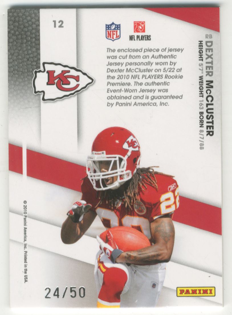 2010 Certified Certified Potential Materials Prime #12 Dexter McCluster