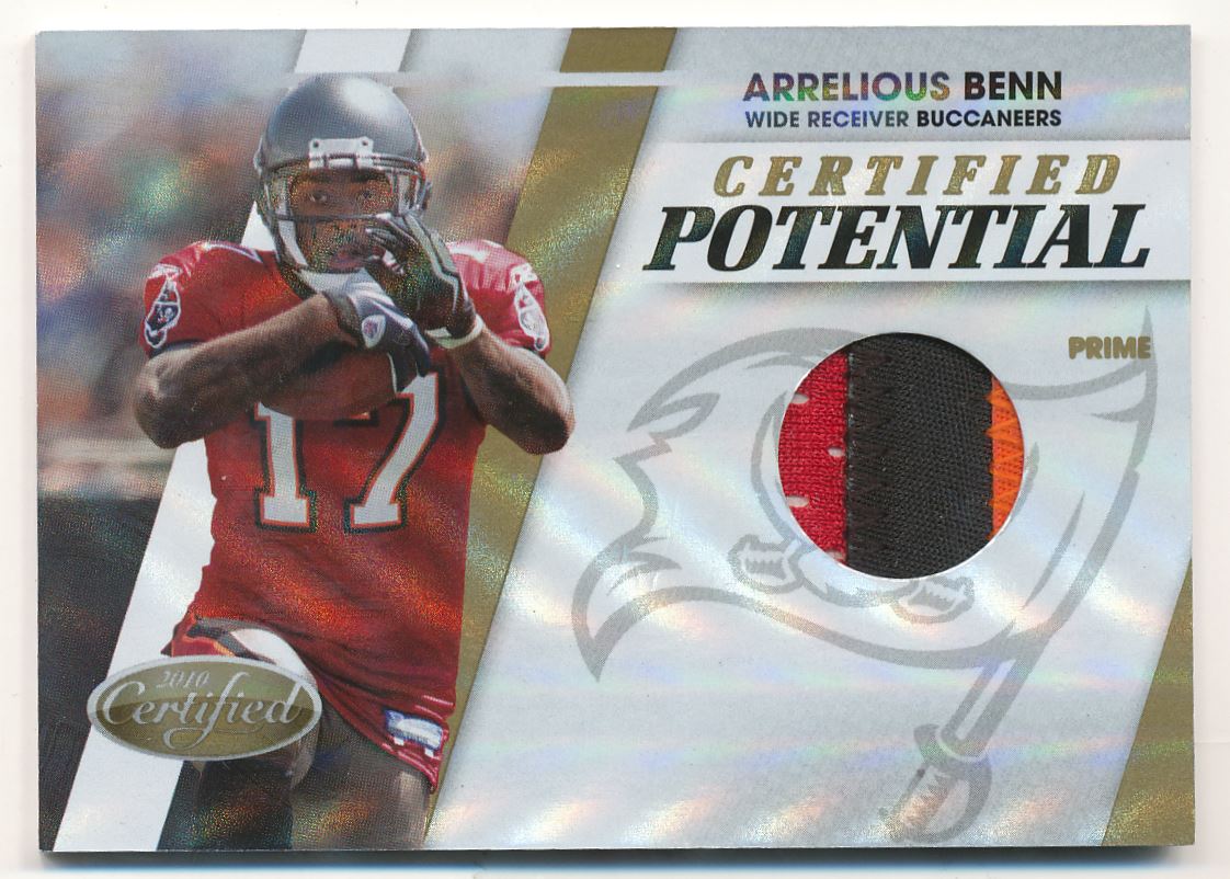2010 Certified Certified Potential Materials Prime #30 Arrelious Benn