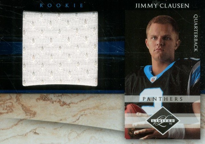 2010 Limited Rookie Jumbo Jerseys #24 Jimmy Clausen
