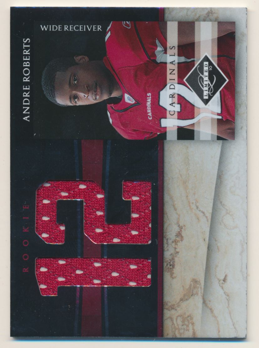 2010 Limited Rookie Jumbo Jerseys Jersey Number #7 Andre Roberts
