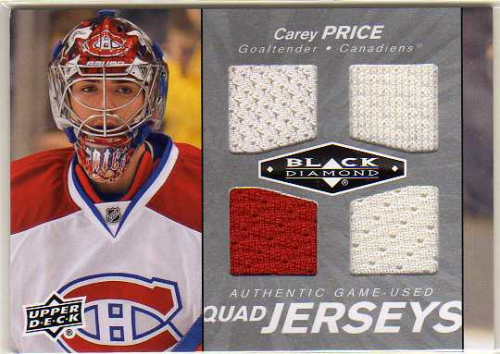 Carey price hotsell game worn jersey