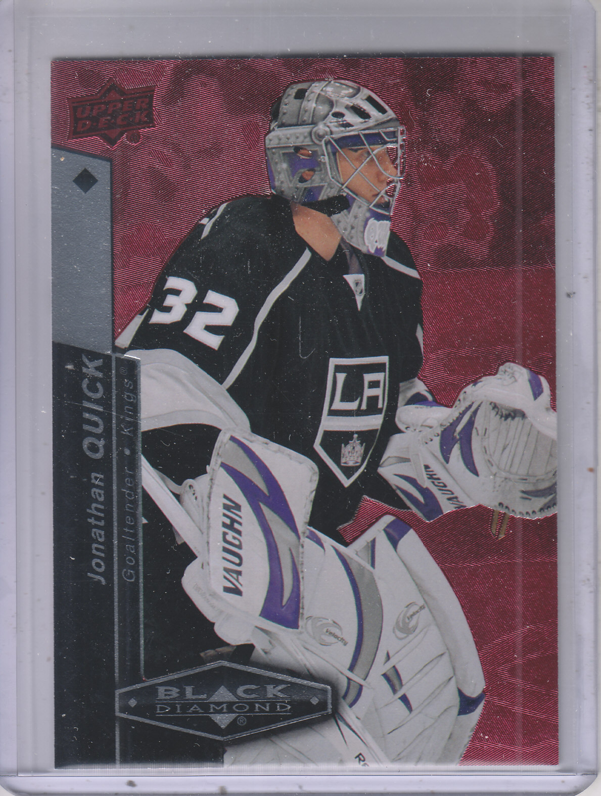 2010-11 Black Diamond Ruby #38 Jonathan Quick