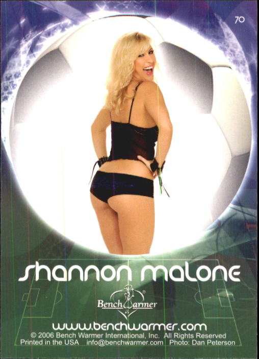 Details about   Shannon Malone 70 2006 Bench Warmer World Cup