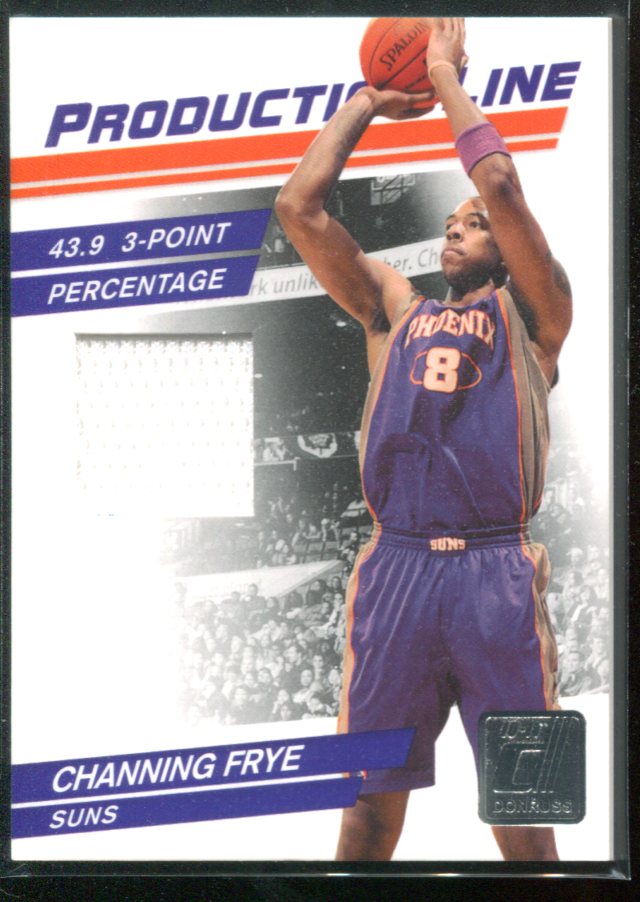 2010-11 Donruss Production Line Materials #94 Channing Frye/74