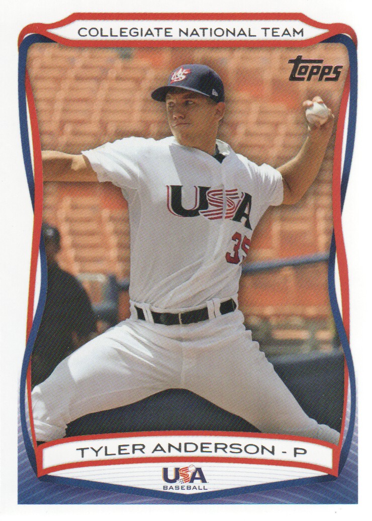 2010 USA Baseball #USA22 Tyler Anderson