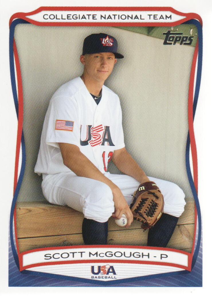 2010 USA Baseball #USA34 Scott McGough