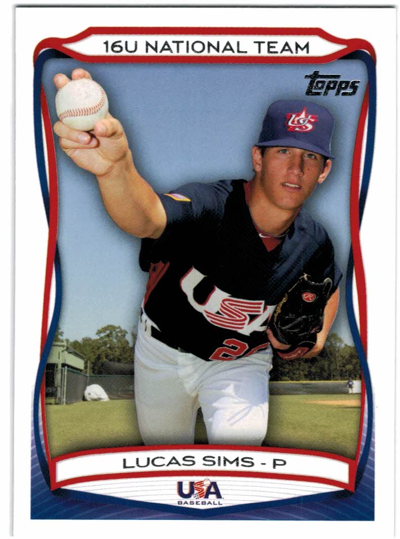 2010 USA Baseball #USA63 Lucas Sims