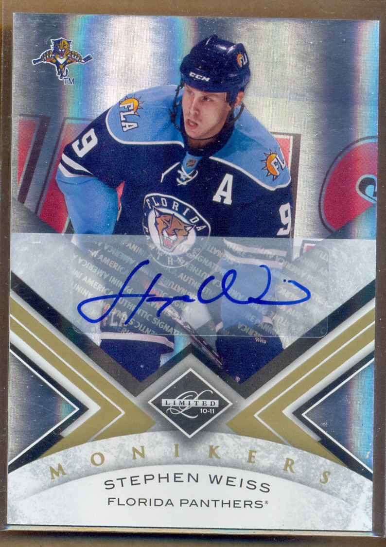 2010-11 Limited Monikers Gold #90 Stephen Weiss