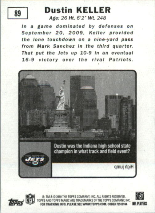2010 Topps Magic Mini Football Card Pick - Picture 136 of 411
