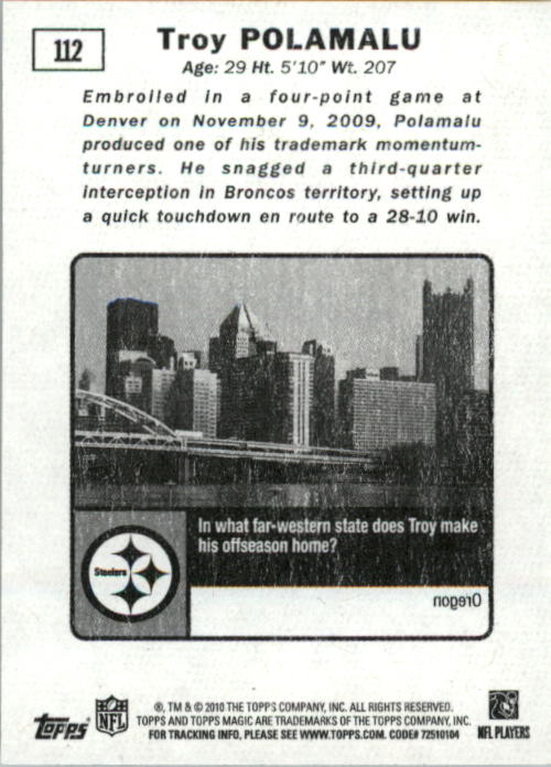 2010 Topps Magic Mini Football Card Pick - Picture 178 of 411