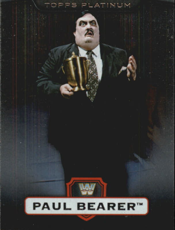 2010 Topps Platinum WWE #15 Paul Bearer