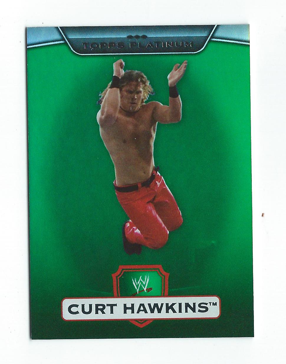 2010 Topps Platinum WWE Green #43 Curt Hawkins