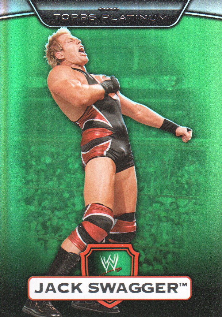 2010 Topps Platinum WWE Green #53 Jack Swagger