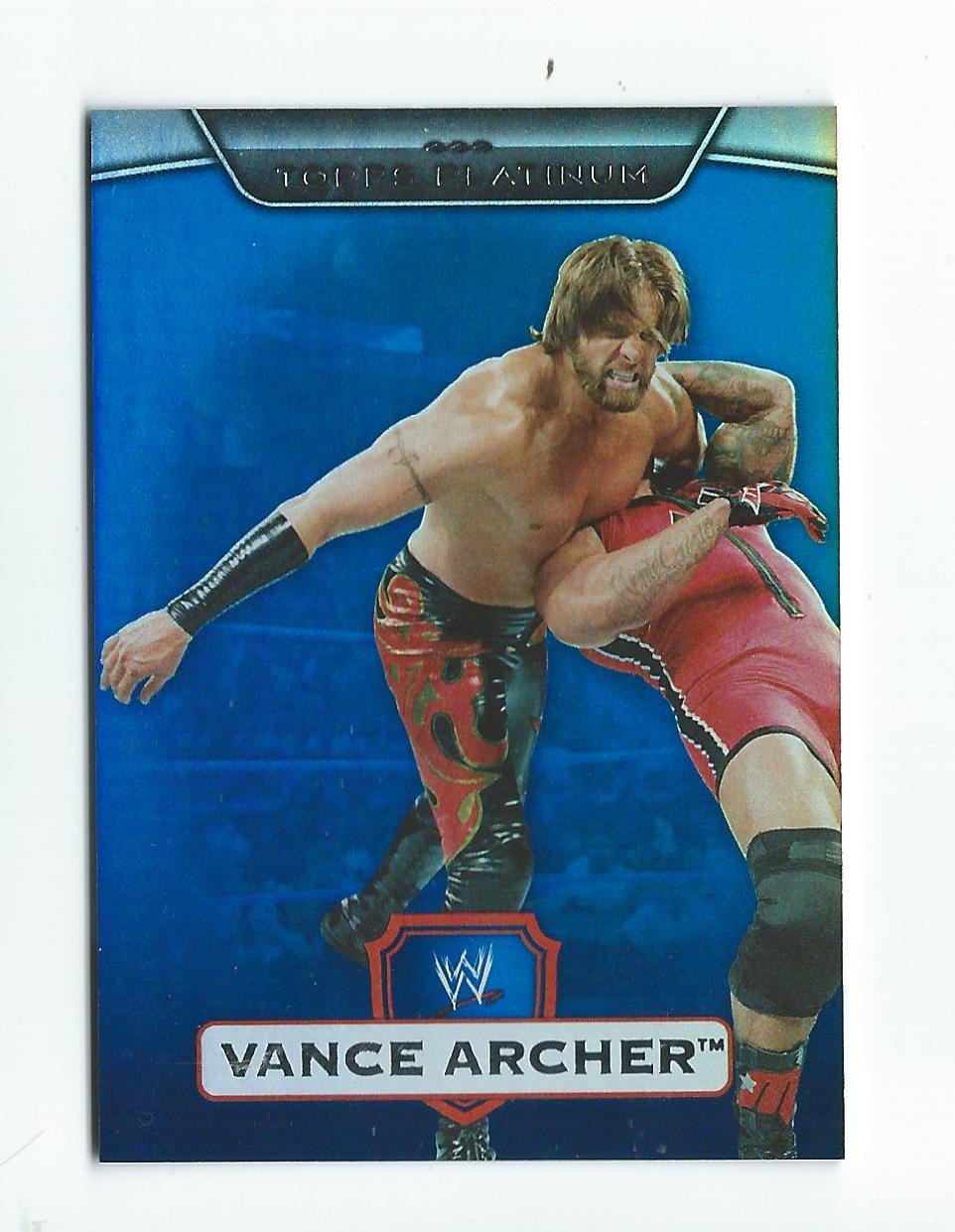 2010 Topps Platinum WWE Blue #49 Vance Archer