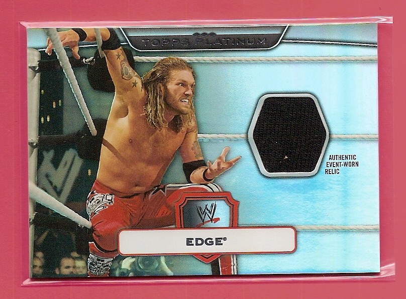 2010 Topps Platinum WWE Relics #23 Edge