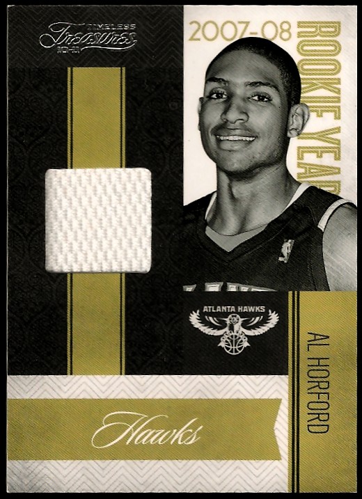 2010-11 Timeless Treasures Rookie Year Materials #1 Al Horford/99