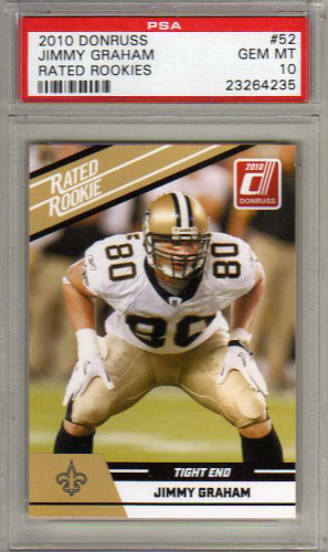 2010 Donruss Rated Rookies #52 Jimmy Graham