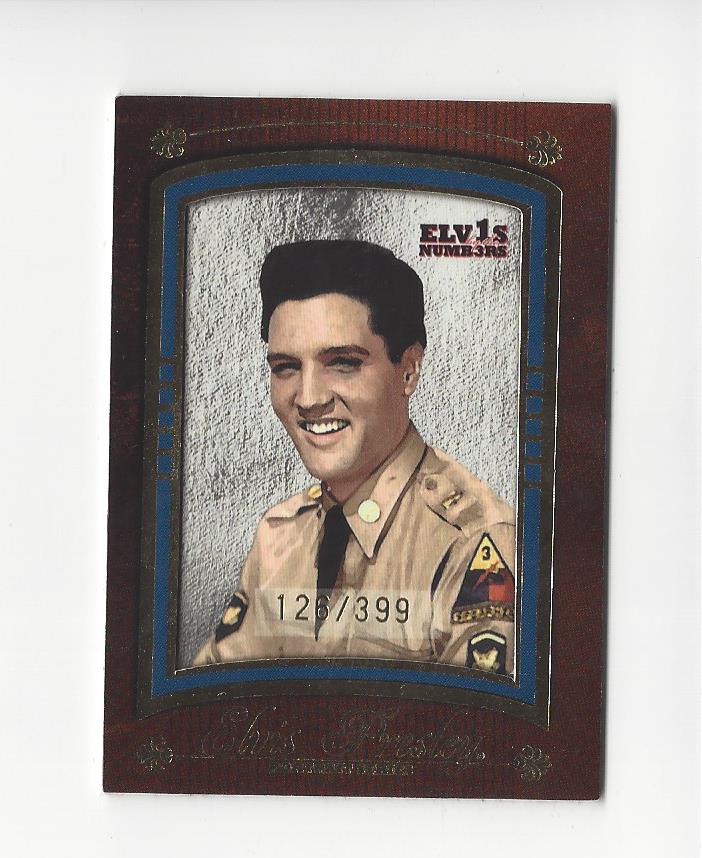 2008 Press Pass Elvis By the Numbers Portraits Silver #PS5 Elvis Presley