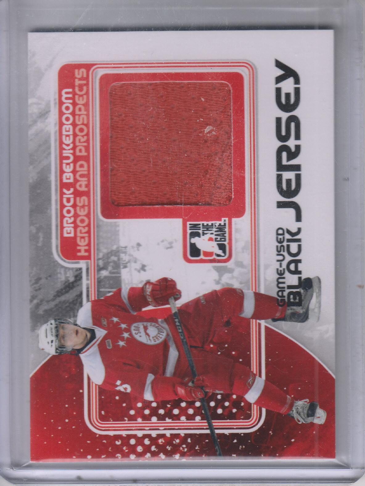 2010-11 ITG Heroes and Prospects Game Used Jerseys Black #M06 Brock Beukeboom