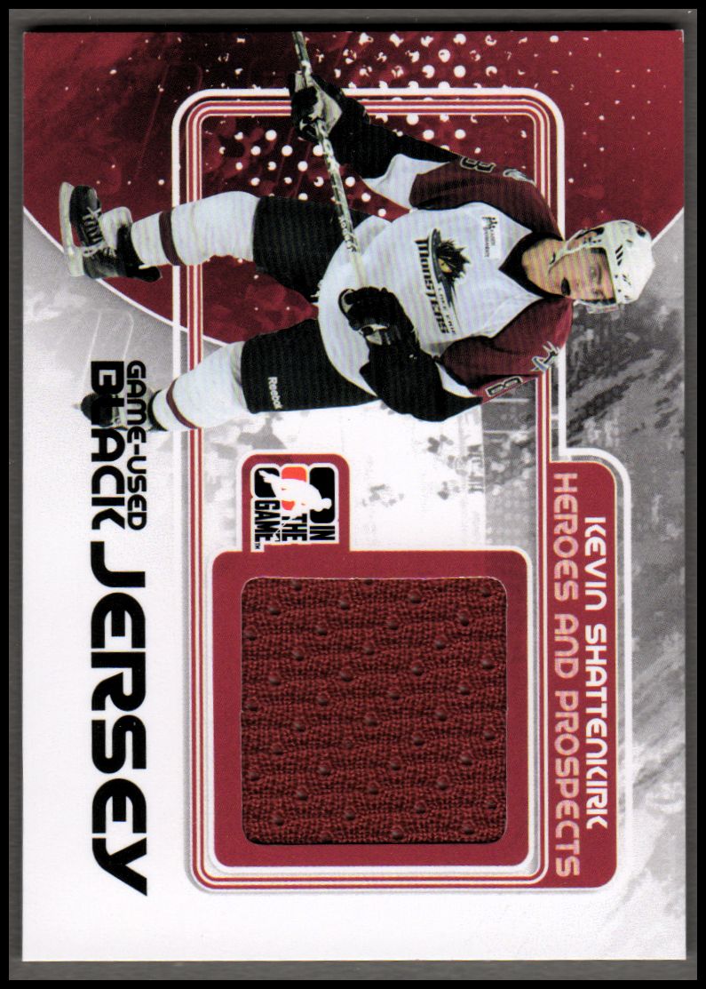 2010-11 ITG Heroes and Prospects Game Used Jerseys Black #M25 Kevin Shattenkirk