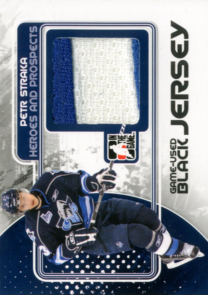 2010-11 ITG Heroes and Prospects Game Used Jerseys Black #M37 Petr Straka