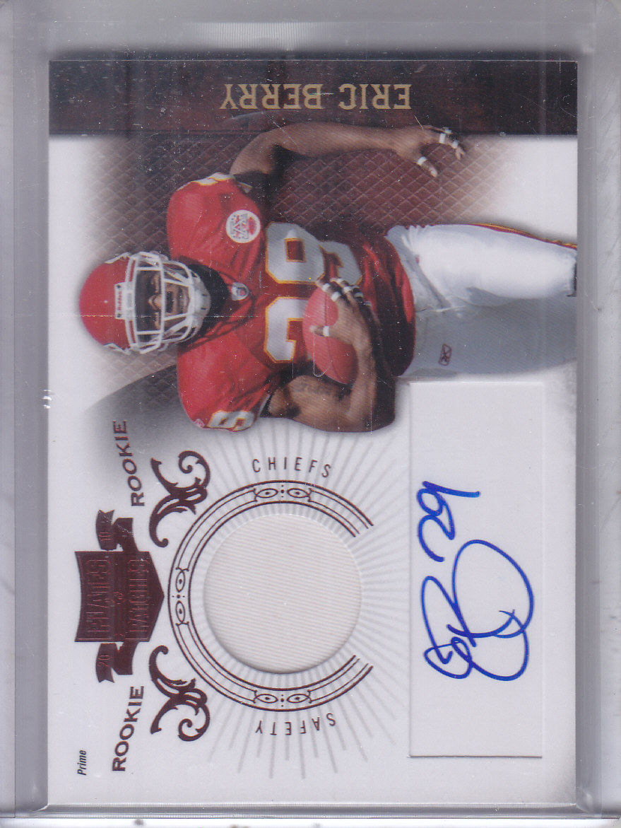 2010 Panini Plates and Patches #213 Eric Berry JSY AU/699 RC