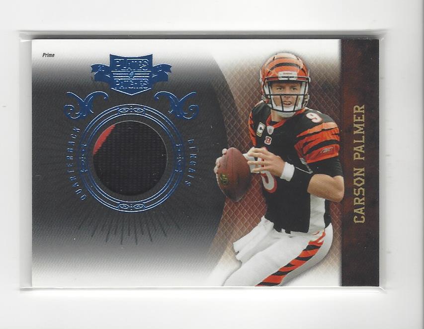 2010 Panini Plates and Patches Jerseys Prime #19 Carson Palmer/50