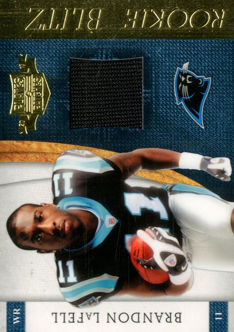 2010 Panini Plates and Patches Rookie Blitz Materials #24 Brandon LaFell