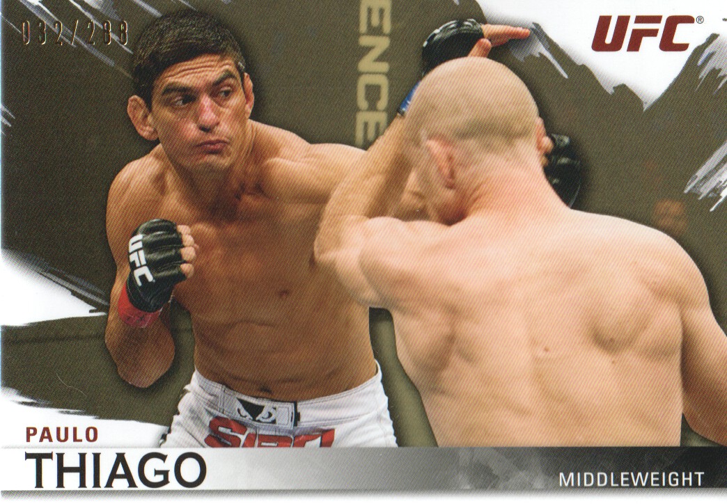 2010 Topps UFC Knockout Gold #43 Paulo Thiago