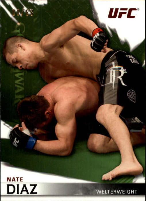 2010 Topps UFC Knockout Green #65 Nate Diaz