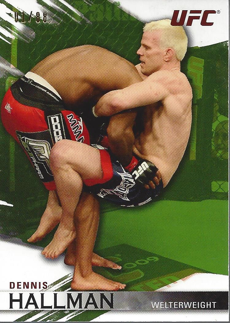 2010 Topps UFC Knockout Green #111 Dennis Hallman