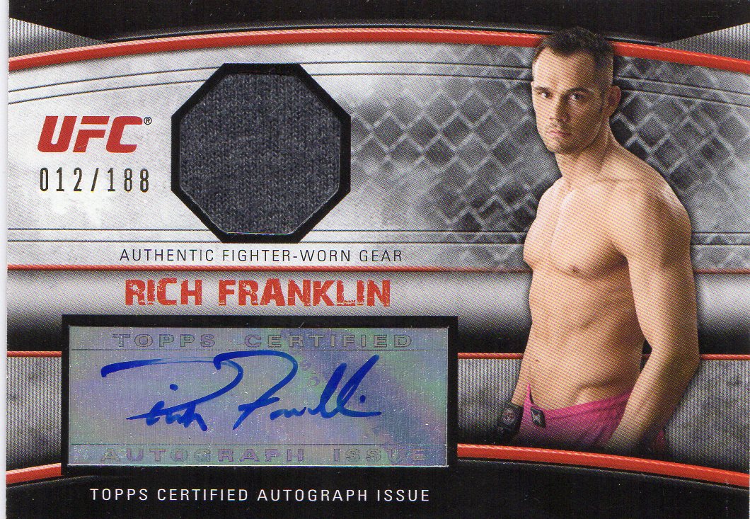 UFC Topps Rich high quality Franklin OUT OF PRINT