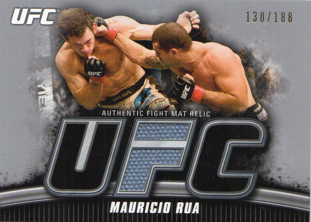 2010 Topps UFC Knockout Fight Mat Relics Silver #FMMR Mauricio Rua