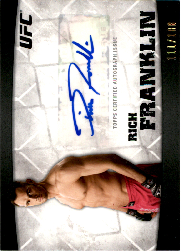 2010 Topps UFC Knockout Autographs #ARF Rich Franklin