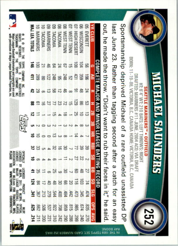 2011 Topps Baseball Card Pick (Base) 233-465