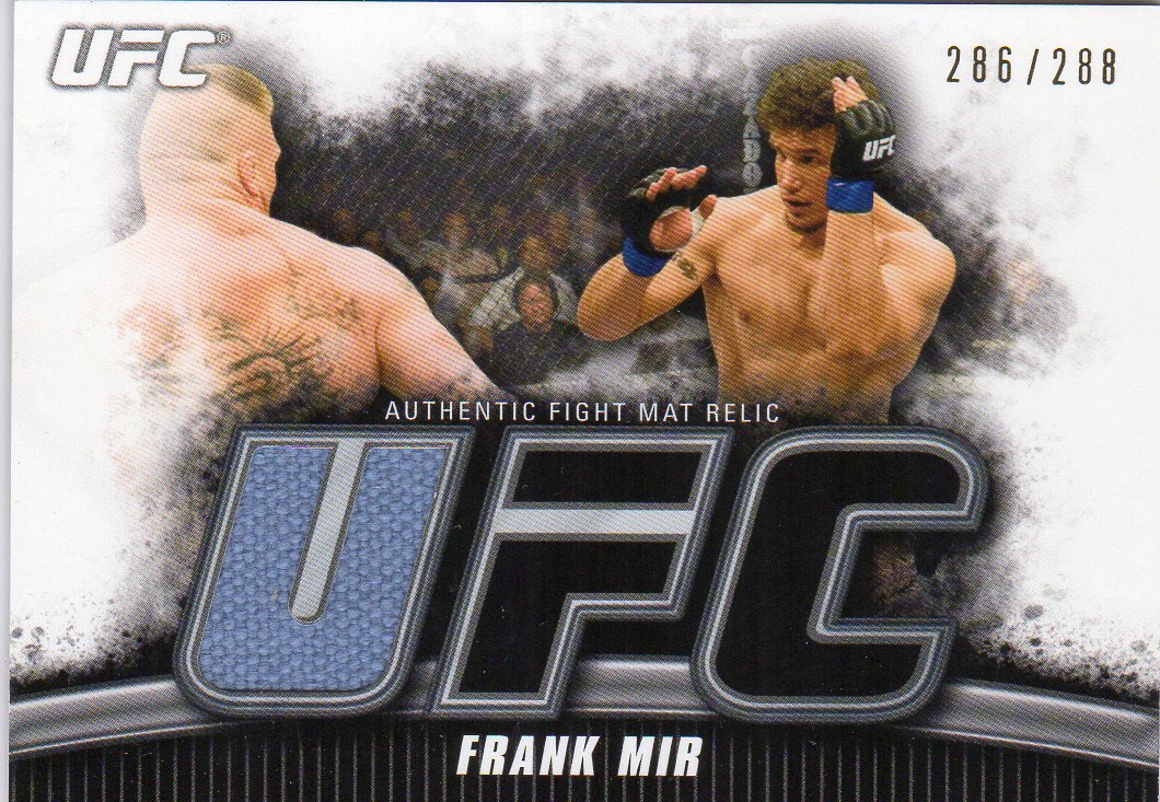 2010 Topps UFC Knockout Fight Mat Relics #FMFM Frank Mir