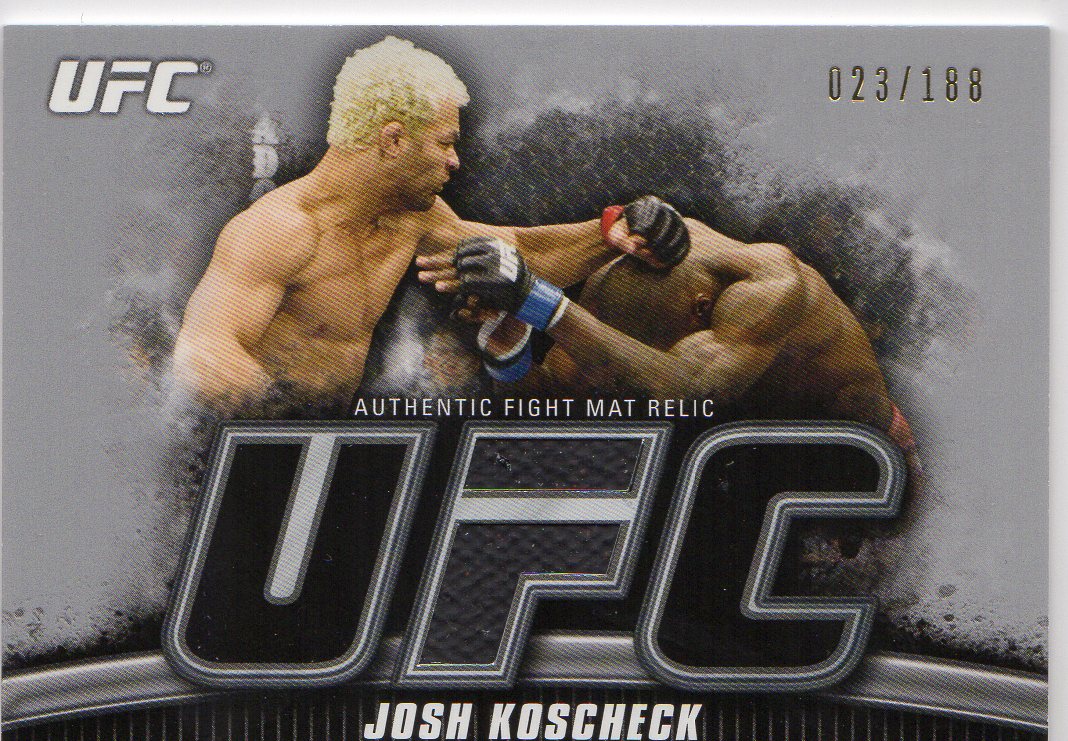 2010 Topps UFC Knockout Fight Mat Relics Silver #FMJK Josh Koscheck