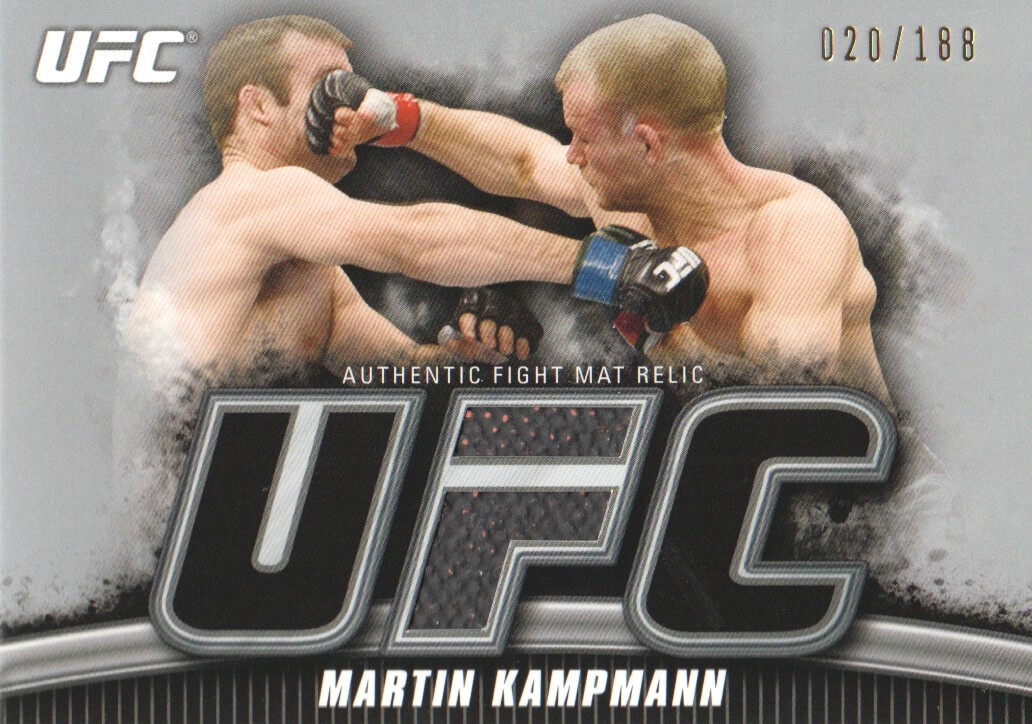 2010 Topps UFC Knockout Fight Mat Relics Silver #FMMK Martin Kampmann