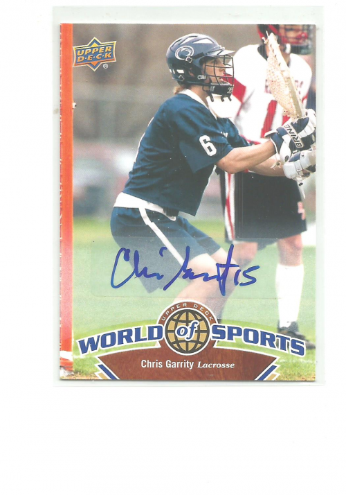 2010 Upper Deck World of Sports Autographs #274 Chris Garrity